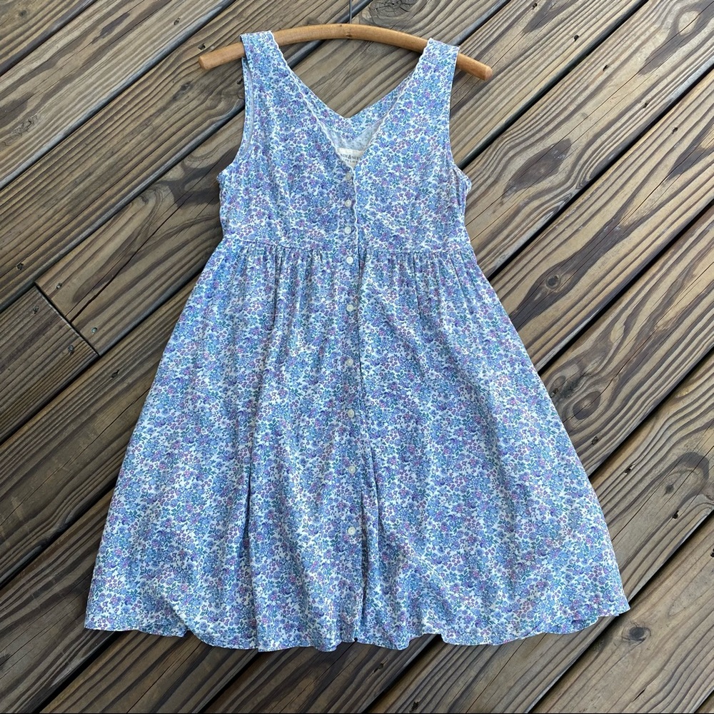 Denim & Supply Ralph Lauren - Button Up Micro Floral Tank Dress